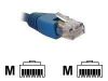 Imagen de Nexxt - Cable de interconexión - RJ-45 (M) a RJ-45 (M) - 2.1 m - UTP - CAT 6 - trenzado - azul