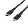 Imagen de Belkin BOOST CHARGE - Cable Lightning - USB-C (M) a Lightning (M) - 1 m - negro - suministro de potencia USB (18W) - para Apple iPad/iPhone/iPod (Lightning)