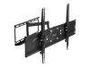 Imagen de Klip Xtreme KPM-885 - Kit de montaje (placa de contacto, abrazadera de interfaz, brazo articulado doble) para LCD / panel de plasma - acero con pintura electrolítica - negro - tamaño de pantalla: 26"-55" - interfaz de montaje: hasta 600 x 400 mm