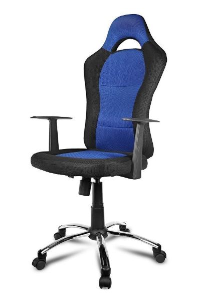 Imagen de Xtech - Drakon Sport Chair - XTF-EC129 - Gaming - Blue & Black color - Max. weight capacity: 243lb