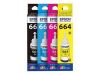 Imagen de Epson T664 - Magenta - original - cartucho de tinta - para Epson L380, L386, L395, L495; EcoTank ET-2600, 2650, L1455, L396, L606, L656