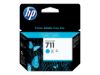 Imagen de HP 711 - 29 ml - cián - original - DesignJet - cartucho de tinta - para DesignJet T100, T120, T120 ePrinter, T125, T130, T520, T520 ePrinter, T525, T530