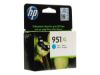 Imagen de HP 951XL - 24 ml - Alto rendimiento - cián - original - cartucho de tinta - para Officejet Pro 251dw, 276dw, 8100, 8600, 8600 N911a, 8610, 8615, 8616, 8620, 8625, 8630
