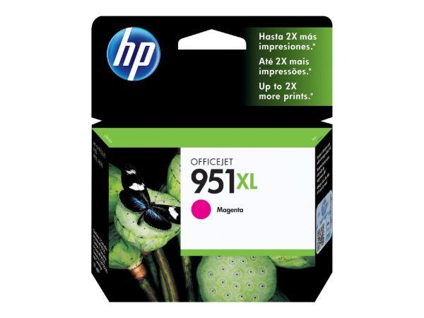 Imagen de HP 951XL - 17 ml - Alto rendimiento - magenta - original - cartucho de tinta - para Officejet Pro 251, 276, 8100, 8600, 8600 N911, 8610, 8615, 8616, 8620, 8625, 8630, 8640