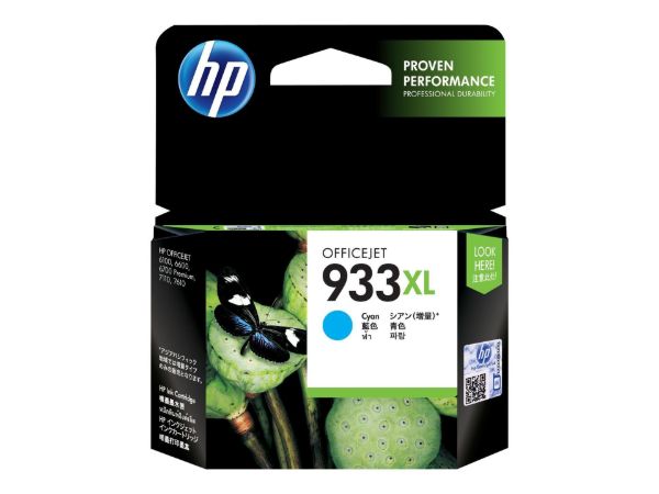 Imagen de HP 933XL - 8.5 ml - Alto rendimiento - cián - original - cartucho de tinta - para Officejet 6100, 6600 H711a, 6700, 7110, 7510, 7610, 7612