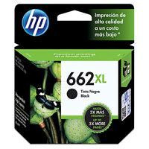 Imagen de HP 662XL - Alto rendimiento - negro - original - Ink Advantage - cartucho de tinta - para Deskjet 1516, Ink Advantage 15XX, Ink Advantage 26XX, Ink Advantage 46XX