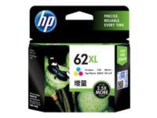 Imagen de HP 62XL - 11.5 ml - Alto rendimiento - color (cian, magenta, amarillo) - original - cartucho de tinta - para Envy 55XX, 56XX, 76XX; Officejet 200, 250, 252, 57XX, 8040