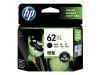 Imagen de HP 62XL - 12 ml - Alto rendimiento - negro - original - cartucho de tinta - para Envy 55XX, 56XX, 76XX; Officejet 200, 250, 252, 57XX, 8040