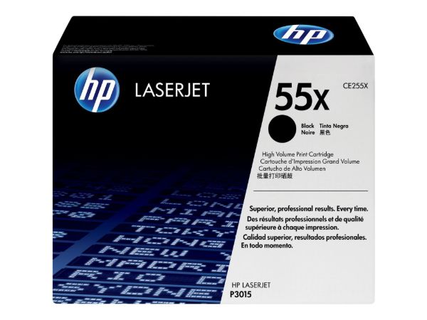 Imagen de HP 55X Toner Original Negro Alto rendimiento LaserJet(CE255X)
