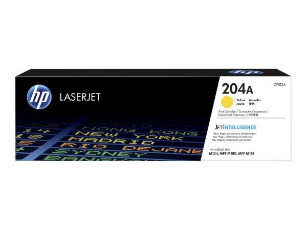 Imagen de HP 204A Tóner Original Amarillo LaserJet(CF512A)