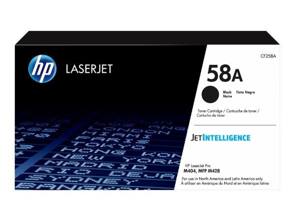 Imagen de HP 58A Toner Negro Original LaserJet(CF258A)