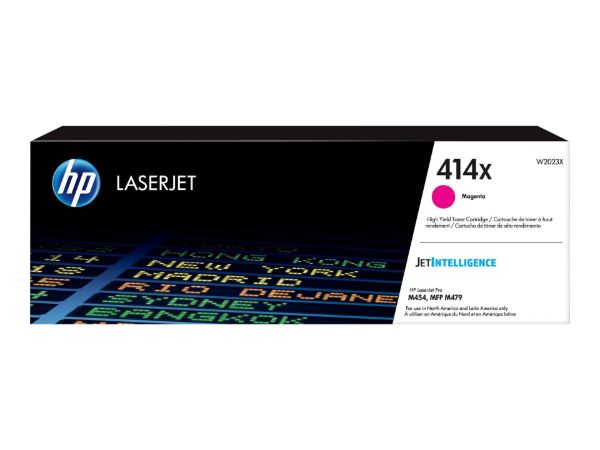 Imagen de HP 414X Toner Magenta Original LaserJet(W2023X)
