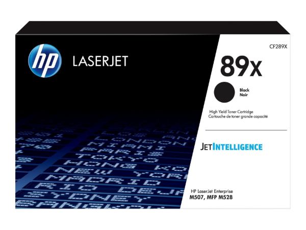 Imagen de HP 89X Toner Original Negro Gran capacidad LaserJet(CF289X)