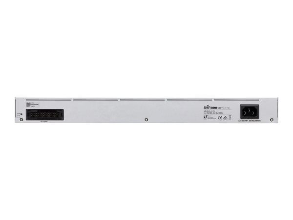 Imagen de Ubiquiti UniFi Switch USW-Pro-24-POE - Conmutador - Gestionado - 24 x 10/100/1000 (16 PoE+, 8 PoE++) + 2 x 10 Gigabit SFP+ (enlace de subida) - sobremesa, montaje en rack - PoE++ (400 W)
