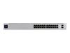 Imagen de Ubiquiti UniFi Switch USW-Pro-24-POE - Conmutador - Gestionado - 24 x 10/100/1000 (16 PoE+, 8 PoE++) + 2 x 10 Gigabit SFP+ (enlace de subida) - sobremesa, montaje en rack - PoE++ (400 W)