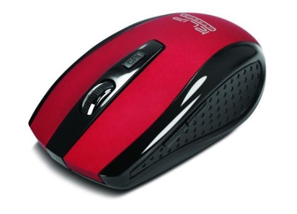 Imagen de Klip Xtreme - Mouse - Wireless - 2.4 GHz - Red - Nano - 6-button Opt