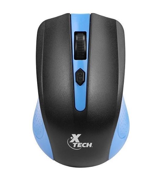 Imagen de Xtech - Mouse - 2.4 GHz - Wireless - Blue - 1600 dpi XTM-310BL