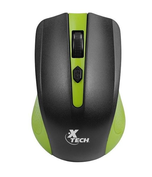 Imagen de Xtech - Mouse - 2.4 GHz - Wireless - Green - 1600dpi XTM-310GN
