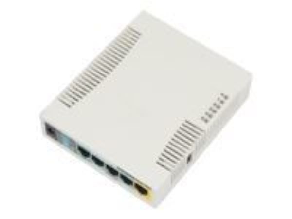 Imagen de MikroTik RouterBOARD RB951UI-2HND - Punto de acceso inalámbrico - 100Mb LAN - Wi-Fi - 2.4 GHz