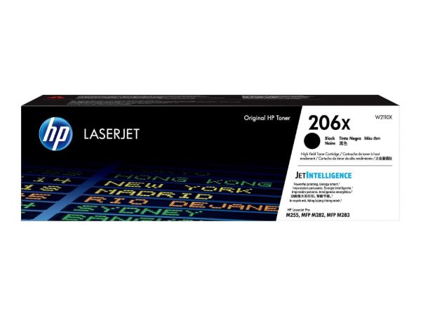 Imagen de HP 206X Toner Alto Rendimiento Negro  Original LaserJet(W2110X)