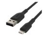 Imagen de Belkin BOOST CHARGE - Cable Lightning - Lightning (M) a USB (M) - 1 m - negro - para Apple 10.5-inch iPad Pro; 12.9-inch iPad Pro (2nd generation); iPhone 11, 11 Pro, 11 Pro Max, 8, XR, XS, XS Max