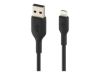 Imagen de Belkin BOOST CHARGE - Cable Lightning - Lightning (M) a USB (M) - 1 m - negro - para Apple 10.5-inch iPad Pro; 12.9-inch iPad Pro (2nd generation); iPhone 11, 11 Pro, 11 Pro Max, 8, XR, XS, XS Max