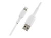 Imagen de Belkin BOOST CHARGE - Cable Lightning - Lightning (M) a USB (M) - 1 m - blanco - para Apple 10.5-inch iPad Pro; 12.9-inch iPad Pro (2nd generation); iPhone 11, 11 Pro, 11 Pro Max, 8, XR, XS, XS Max