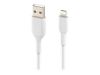 Imagen de Belkin BOOST CHARGE - Cable Lightning - Lightning (M) a USB (M) - 1 m - blanco - para Apple 10.5-inch iPad Pro; 12.9-inch iPad Pro (2nd generation); iPhone 11, 11 Pro, 11 Pro Max, 8, XR, XS, XS Max