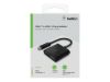 Imagen de Belkin USB-C to HDMI + Charge Adapter - Conversor de interfaz de vídeo - USB-C (M) a HDMI, USB-C (solo alimentación) (H) - negro - compatibilidad con 4K, USB Power Delivery (60W)