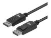 Imagen de Xtech - Cable DisplayPort - DisplayPort (M) a DisplayPort (M) - 1.8 m - trabado - negro