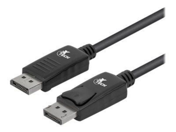 Imagen de Xtech - Cable DisplayPort - DisplayPort (M) a DisplayPort (M) - 1.8 m - trabado - negro