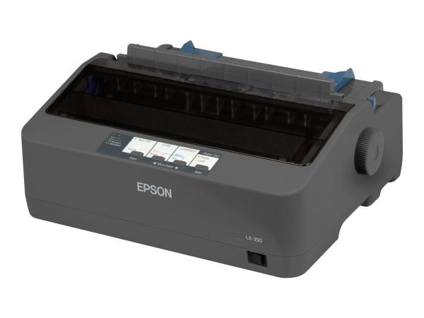 Imagen de Epson LX 350 - Impresora - B/N - matriz de puntos - Rollo (21,6 cm), JIS B4, 254 mm (anchura) - 9 espiga - hasta 390 caracteres/segundo - paralelo, USB 2.0, serial