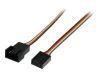 Imagen de StarTech.com Cable Adaptador Extensor de Extensión de 0,3m PWM 4 Pines de Alimentación Ventilador Fan Placa Base Macho a Hembra - Cable alargador de alimentación del ventilador - PWM de 4 patillas (M) a PWM de 4 patillas (H) - 3 m