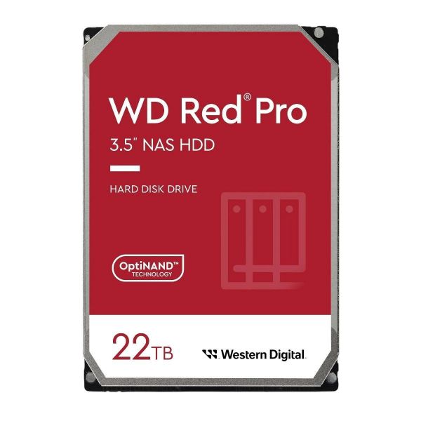 Imagen de Western Digital Red Pro 22 TB SATA HDD WD221KFGX