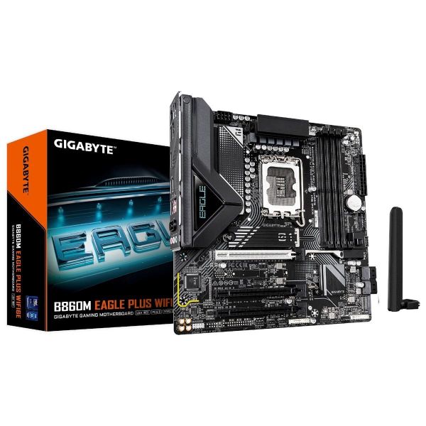 Imagen de Gigabyte B860M EAGLE P WIFI6E INTEL LGA1851 DDR5 Micro ATX