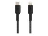 Imagen de Belkin BOOST CHARGE - Cable Lightning - USB-C (M) a Lightning (M) - 1 m - negro - suministro de potencia USB (18W) - para Apple iPad/iPhone/iPod (Lightning)