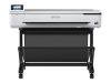 Imagen de Epson SureColor T5170 - 36" impresora de gran formato - color - chorro de tinta - Rollo (91,4 cm) - 2400 x 1200 ppp - hasta 0.57 minutos/página (monocromo) / hasta 0.57 minutos/página (color) - Gigabit LAN, Wi-Fi(n), USB 3.0