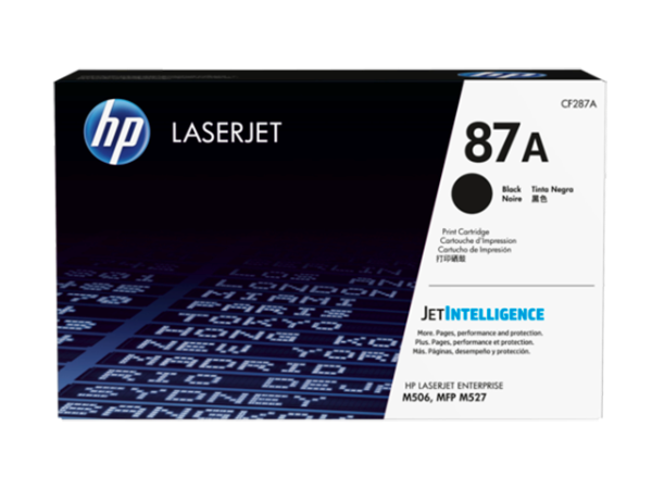 Imagen de HP 87A - Negro - original - LaserJet - cartucho de tóner ( CF287A ) - para LaserJet Enterprise Flow MFP M527, M506, MFP M527; LaserJet Pro MFP M527
