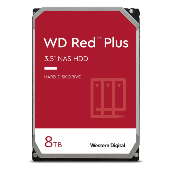 Imagen de Disco Duro Western Digital 8TB Red Plus NAS SATA