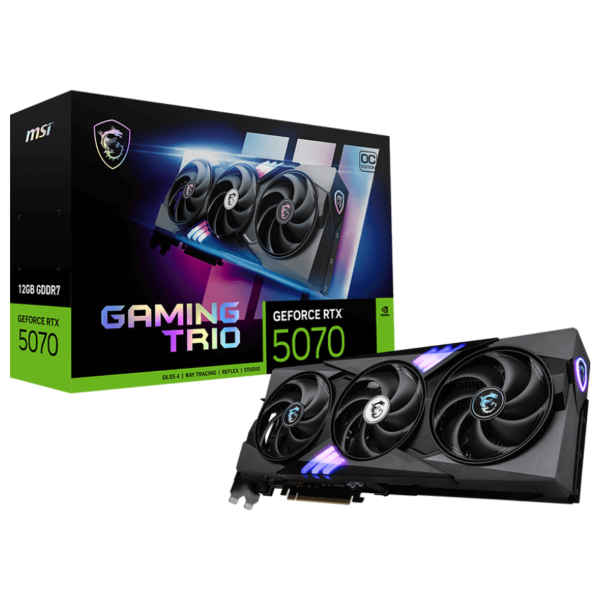 Imagen de MSI GeForce RTX 5070 12G GAMING TRIO OC GDDR7