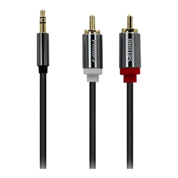 Imagen de Cable de Audio Philips Swa4111/59 3,5mm a 2RCA 1.2mt
