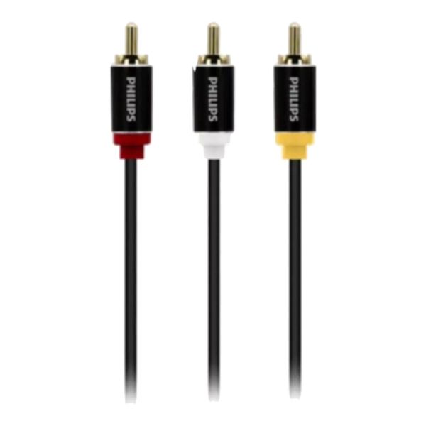 Imagen de Cable de Audio Philips Swa4131/59 3RCA a 3RCA 1.2mt
