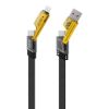 Imagen de Cable de Datos Transformers 4 En 1 Usb-A / Lighting / Usb-C 6A 1m