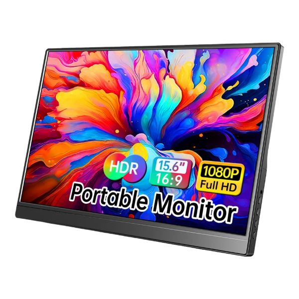 Imagen de Monitor Portátil WCV 15.6" Full HD IPS USB-C con Soporte