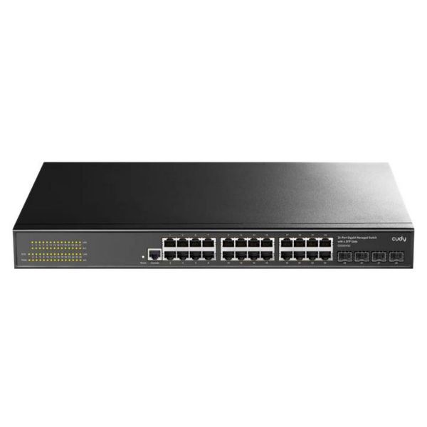 Imagen de Switch Cudy Gigabit Administrable 24p + 4 Sfp