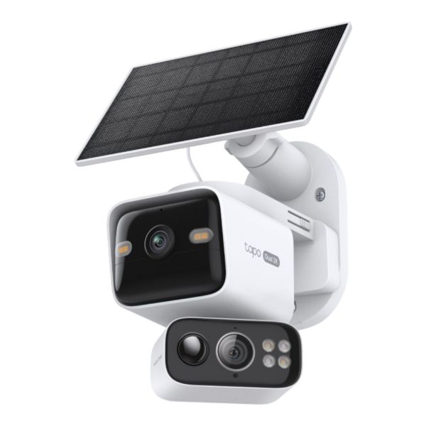 Imagen de Cámara De Seguridad Tp-Link Tapo C645 Dual Kit Exterior Con Panel Solar 2K 360°