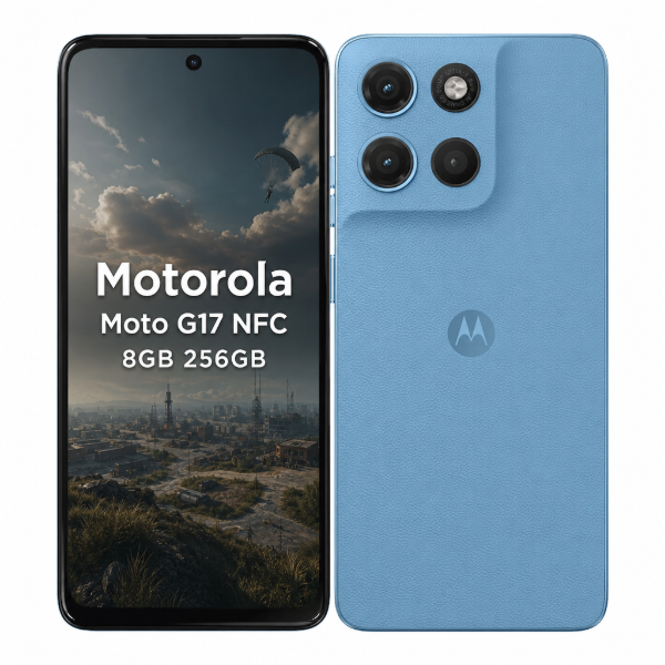 Imagen de Motorola Moto G17 NFC 8GB 256GB IP64 Cargador Funda