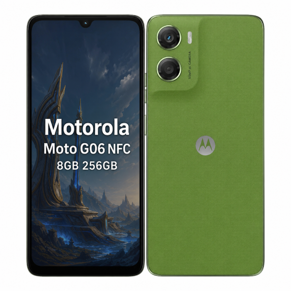 Imagen de Motorola Moto G06 NFC 8GB 256GB 120Hz IP64 Cargador Funda