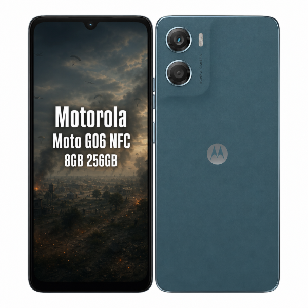 Imagen de Motorola Moto G06 NFC 8GB 256GB 120Hz IP64 Cargador Funda