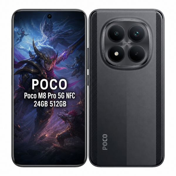 Imagen de Xiaomi Poco M8 Pro 5G NFC 24GB 512GB 120Hz Cargador Funda